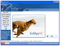 XoftSpySE - #1 Spyware Remover XoftSpySE - Spyware Remover Screen
